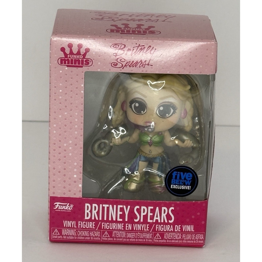 Funko Minis Britney Spears I'm A Slave For U Rare New Exclusive metallic Chase